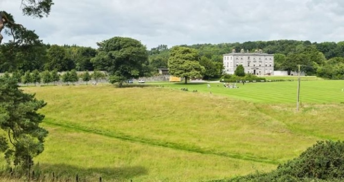 View of house from the ridge