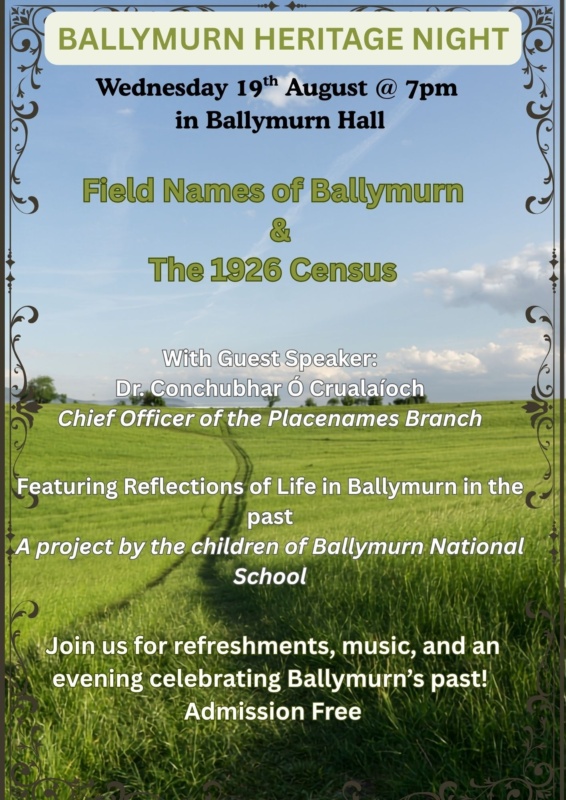 BALLYMURN HERITAGE NIGHT 2026 BALLYMURN HERITAGE NIGHT 2026