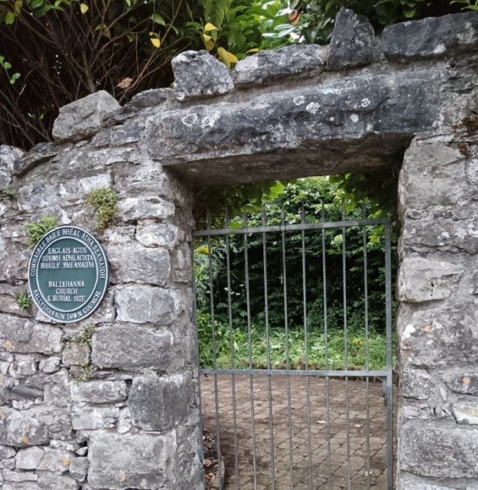 Ballyhanna entrance