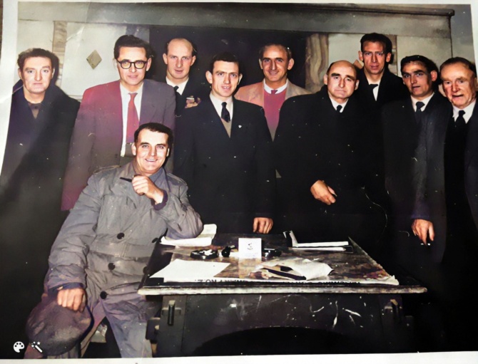Clondalkin Anglers Committee 01960s Colour