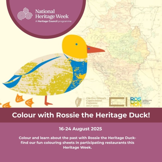 Colour with Rossie the Heritage Duck
