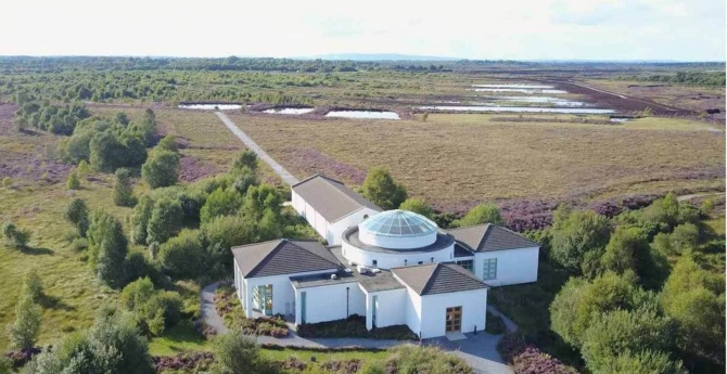 Corlea Trackway Visitor Centre Aerial Corlea Trackway Visitor Centre Aerial