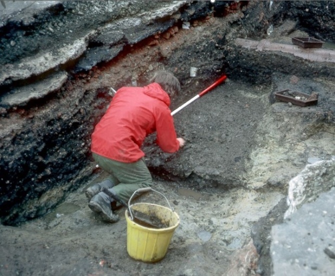 Excavation in Belfast