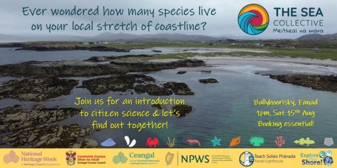 Explore Your Shore event at Ballyhoorisky Fanad Heritage Week 15 Aug2026 Explore Your Shore event at Ballyhoorisky Fanad Heritage Week 15 Aug2026