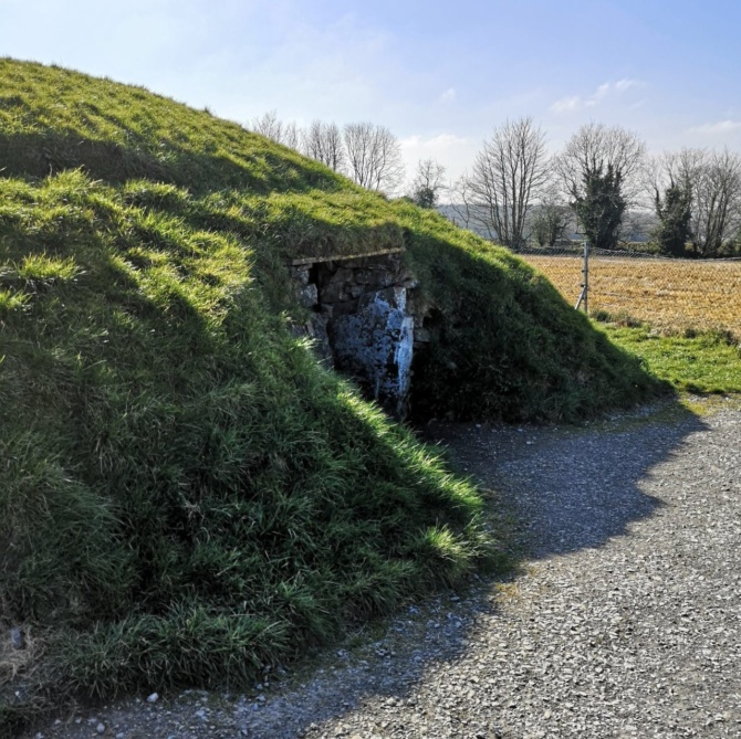 Fourknocks megalithic tomb entrance Fourknocks megalithic tomb entrance