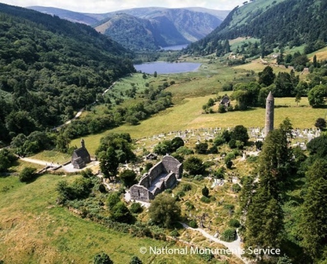Glendalough Aerial Glendalough Aerial