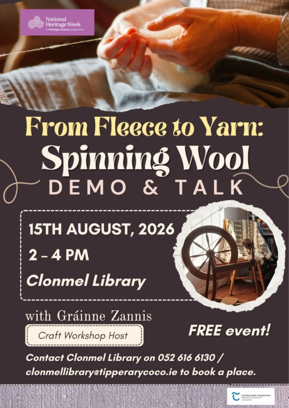 Heritage week 2026 Wool demo