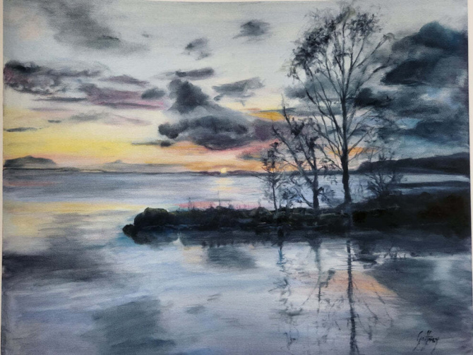 Lough Sheelin Sun Set copyright and reproduction rights Kim Gaffney Lough Sheelin Sun Set copyright and reproduction rights Kim Gaffney