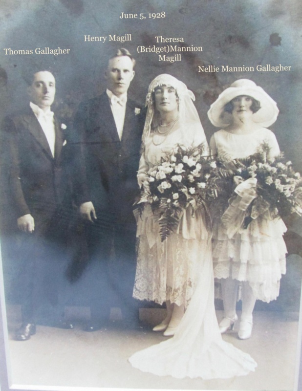 Mannion Mc Gill Gallagher Wedding June 1928