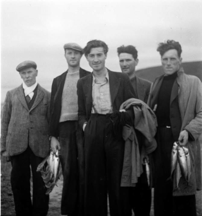 Portacloy 1942 Group of Fishermen Portacloy 1942 Group of Fishermen