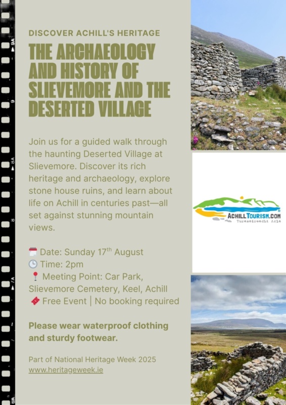 Poster Slievemore Guided Walk
