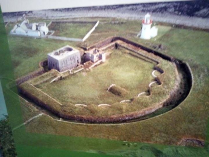 Scattery Island Gun battery picture 2026 Scattery Island Gun battery picture 2026