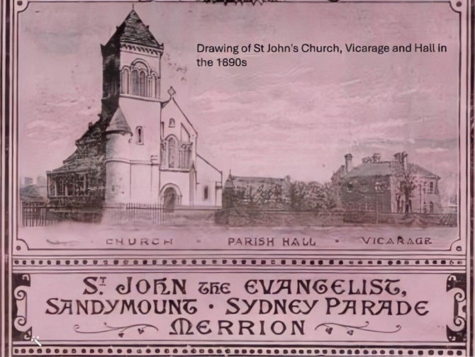St Johns Church Vicarage and Hall in the 1890s St Johns Church Vicarage and Hall in the 1890s