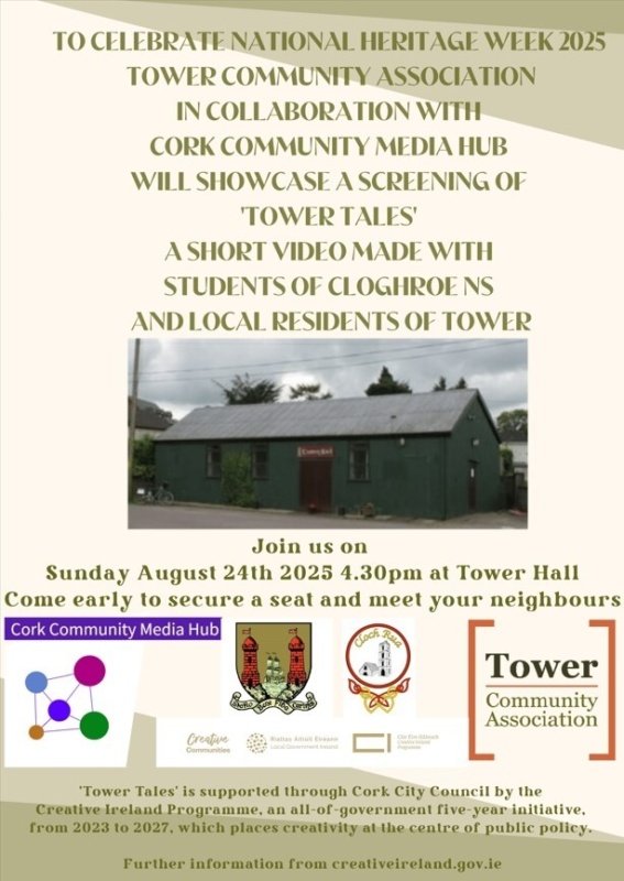 Tower Tales Sunday 25th August poster Tower Tales Sunday 25th August poster