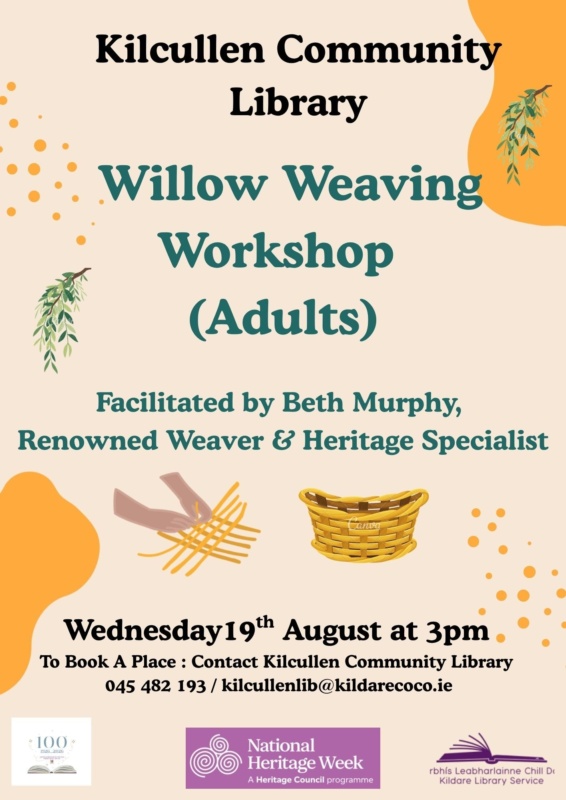 Willow Workshop Aug19th Kilcullen Library 1 Willow Workshop Aug19th Kilcullen Library 1