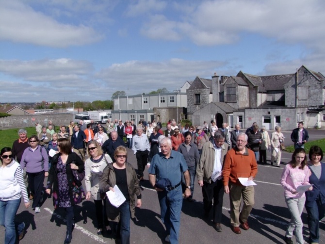 Workhouse tour with Cllr Kieran Mc Carthy