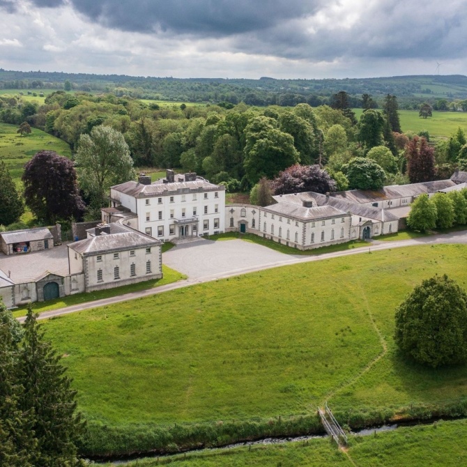 Aerial Strokestown Park House 1
