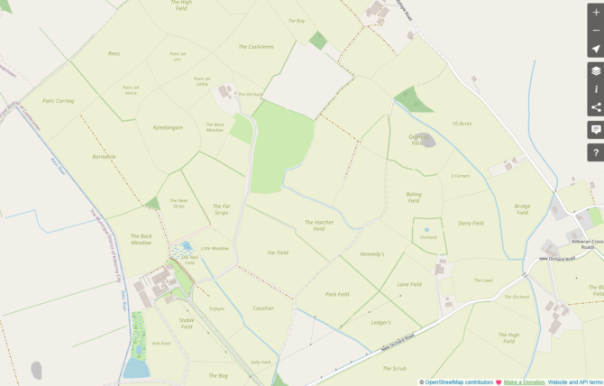Field names Cramersgrove Field names Cramersgrove