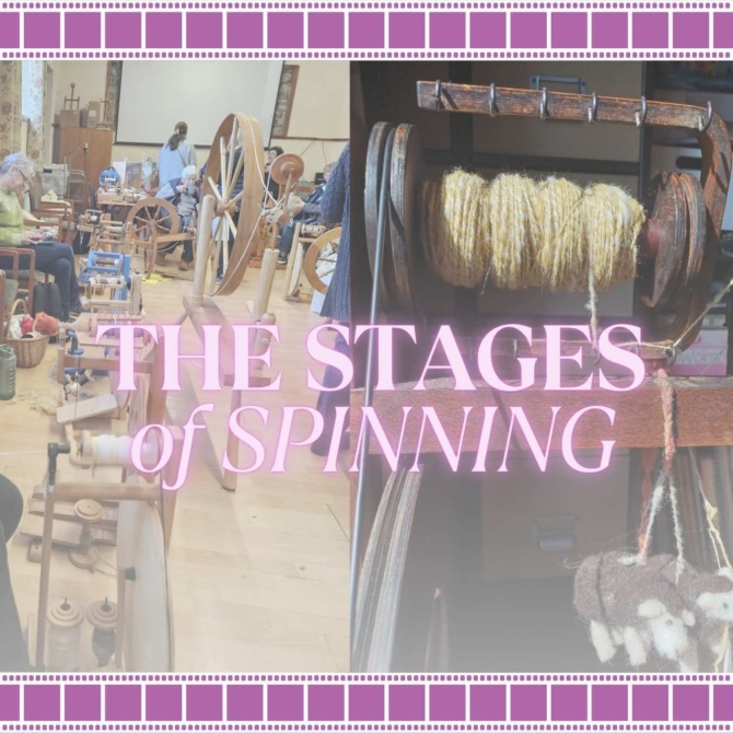 Stages of spinning Stages of spinning