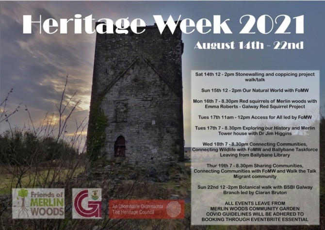 Heritage week in Merlin Woods, 2021