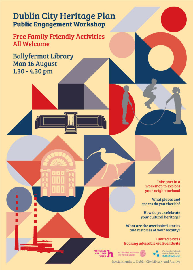 Creative workshops to explore the heritage of your neighbourhood (Ballyfermot)