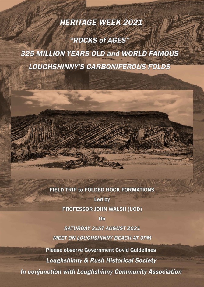 "Rocks of Ages" Field Trip to Loughshinny's famous folded rocks
