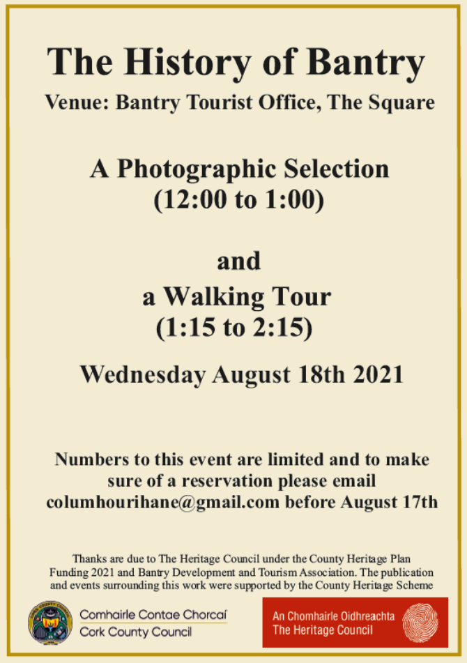 Bantry Through the Centuries- Exhibition & Walking Tour